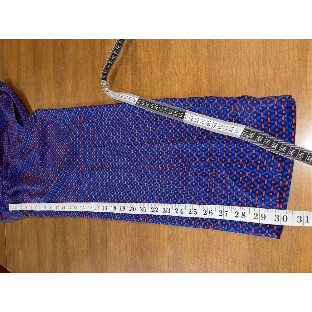 Tory Burch 100% Silk Ocho Rios Talia PJ‎ Pants Women M Relaxed Geometric